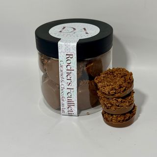 Rocher feuilletine au caramel 200g