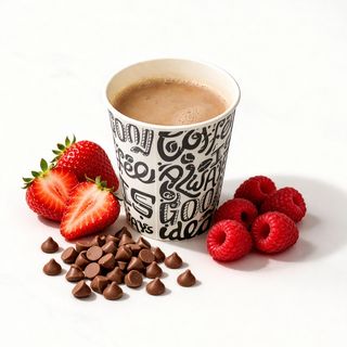 Chocolat chaud choco au lait belge & fruits rouges