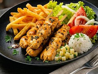 plat brochette dinde