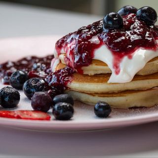 Pancake aux myrtilles