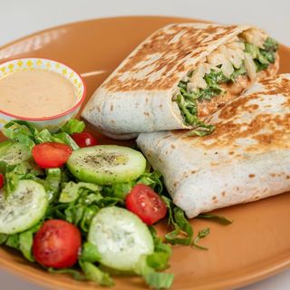 High Protein Poulet Wrap