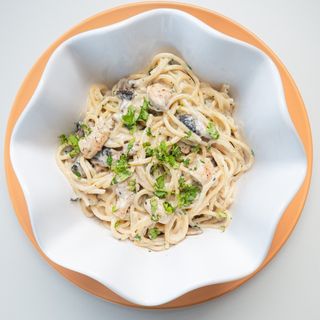 Spaghetti Poulet Champignon
