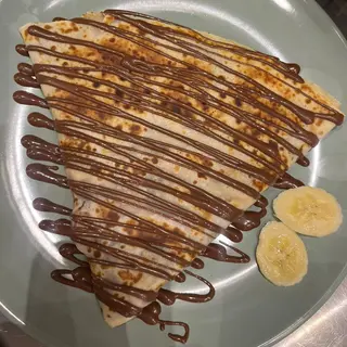 Nutella classique banane crêpe