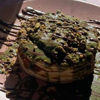Pancake pistache & chocolat
