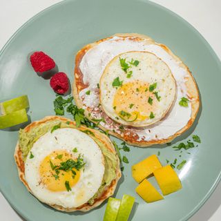 Pancake avocat & oeufs au plat