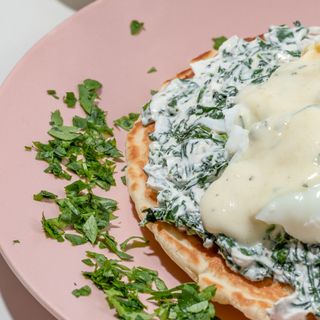 Pancake aux épinards