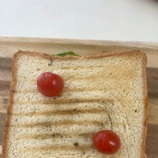 Triple toast cheese burger