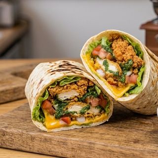 Wrap poulet crispy