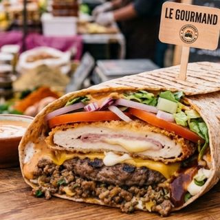 Wrap duo gourmand