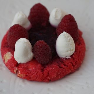 Cookie gourmand framboise