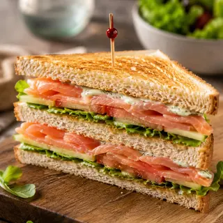 Le club saumon Crudités