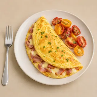 Omelette Charcuterie