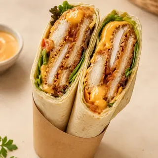 Wrap gourmand poulet crispy