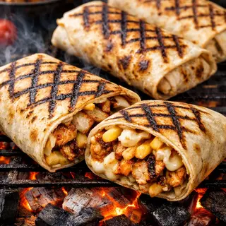 Tacos Dinde على الفحم Grillé