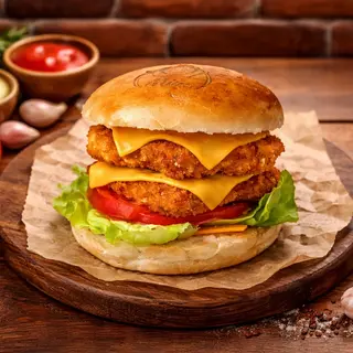 Double Chicken Burger