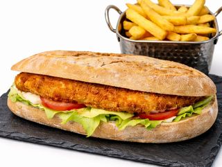 Sandwich Milanaise et frites