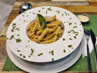 Pâtes Poulet Champignons