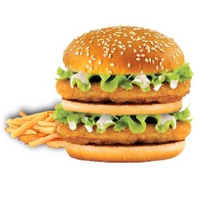 Double Chicken Burger