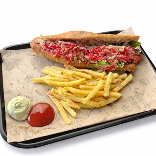 Bocadillo Cacher + Frites