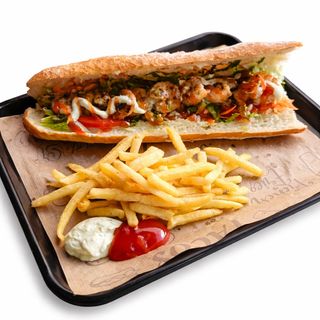 Bocadillo Crevette + Frites