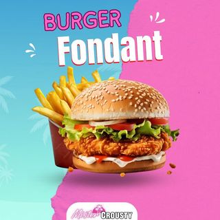 Burger Fondant