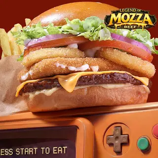 Burger mozza kefta + Frite
