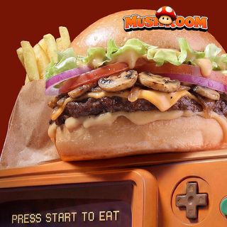 Mushroom burger + Frite