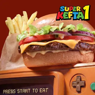 Burger kefta 1 + frite