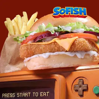 Burger fish + Frite