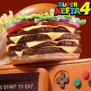 Burger Super KEFTA 4 + frite