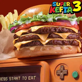 Burger Super KEFTA 3 + frite