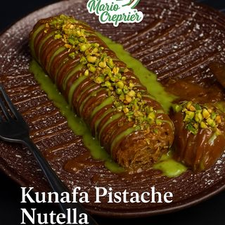 Crêpe Kunafa Pistache Nutella