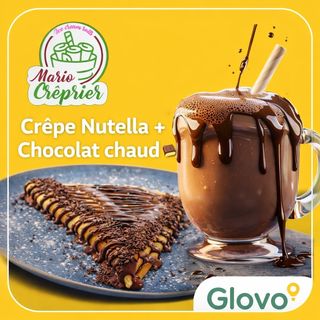 Crêpe Nutella + chocolat chaud