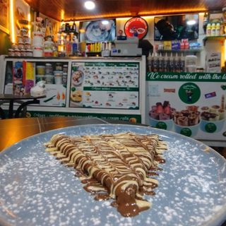 Crêpe Nutella, crème chocolat blanc