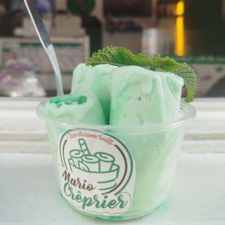 Ice crème rolls Mojito