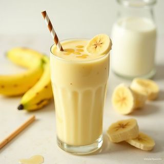 Jus banane au lait