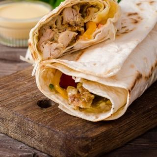 Chawerma super avec frite