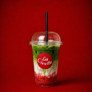 Strawberry Matcha Latte