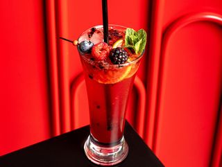 Mixed berries mojito