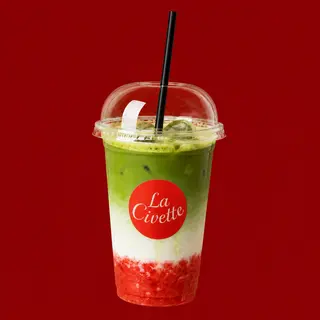 Strawberry Matcha Latte