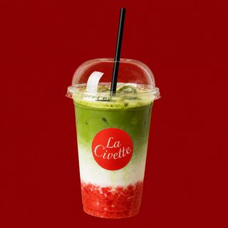 Strawberry Matcha Latte