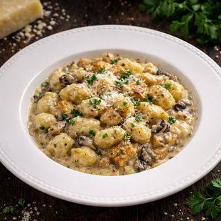 Gnocchi Poulet Champignon
