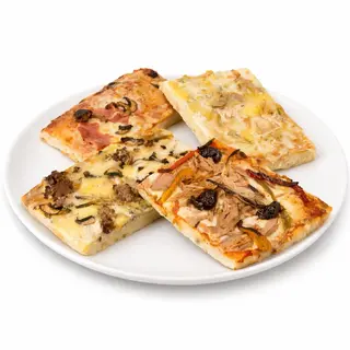 4 Parts de Pizza al Taglio