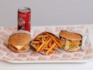 Burger chicken munu