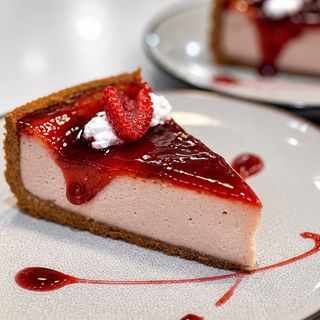cheesecake, framboise.