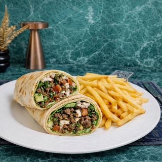 Wrap Kefta marocaine + frite
