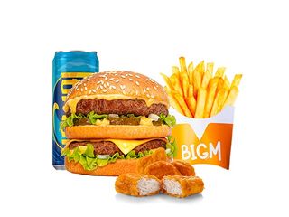 Menu Doublé M13 = Big + 5 Nuggets