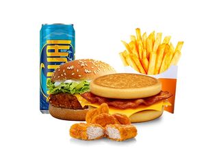 Menu Doublé M17 = Chicken M + Croque Monsieur ou 5 Nuggets