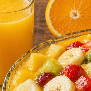 Salam fruits au jus D'Orange