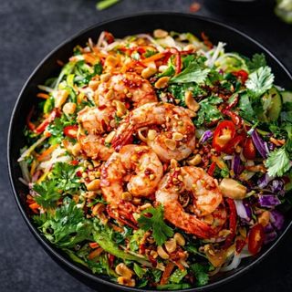 Fresh asian aux crevettes